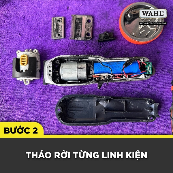 Tháo rời kiểm tra các linh kiện