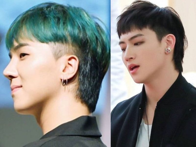 Tóc đầu nấm để gáy